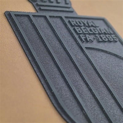 Плеценая сіліконавая аснова значка